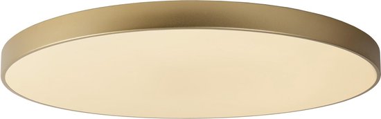 Lucide UNAR - Plafonnière (Plafondlamp) - Ø 80 cm - LED 3 StepDim - 1x80W 2700K - Mat Goud / Messing