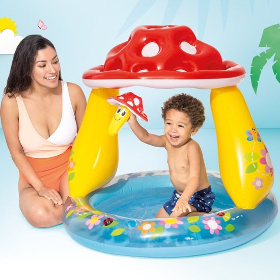 Intex Baby Opblaaszwembad Paddestoel- Ø 102 x 89 cm