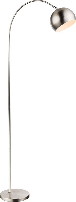 Globo vloerlamp Benno - chroom - metaal - 24779N