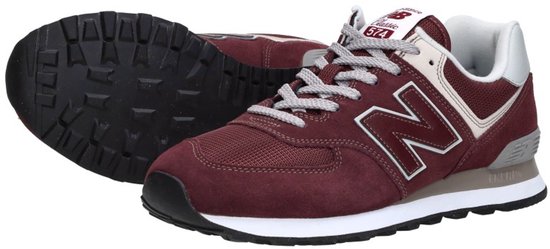 New Balance ML574 Heren Sneakers - Burgundy