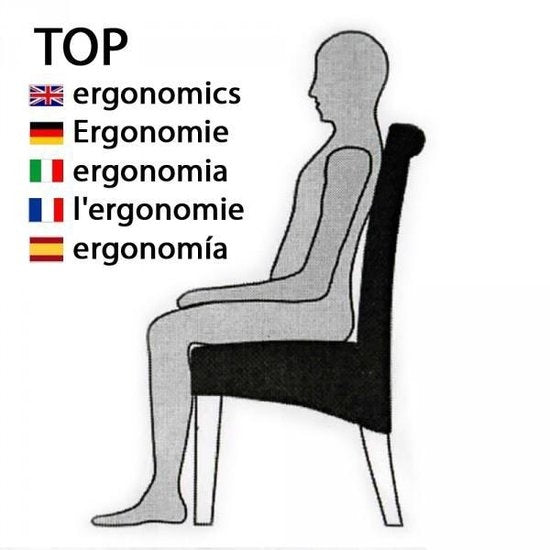 tectake® - 2x Eetkamerstoel Eetkamerstoelen set - ergonomisch - bruin - 401294