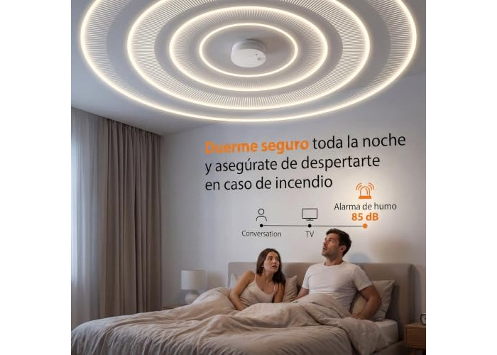 Smartwares FSM-11710 Rookmelder met Optische Sensor - Vervangbare Batterij - 10 Jaar Sensorlevensduur
