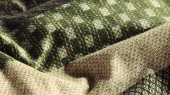 Beddinghouse Fera dekbedovertrek - Tweepersoons - 200 x 200/220 cm - Groen