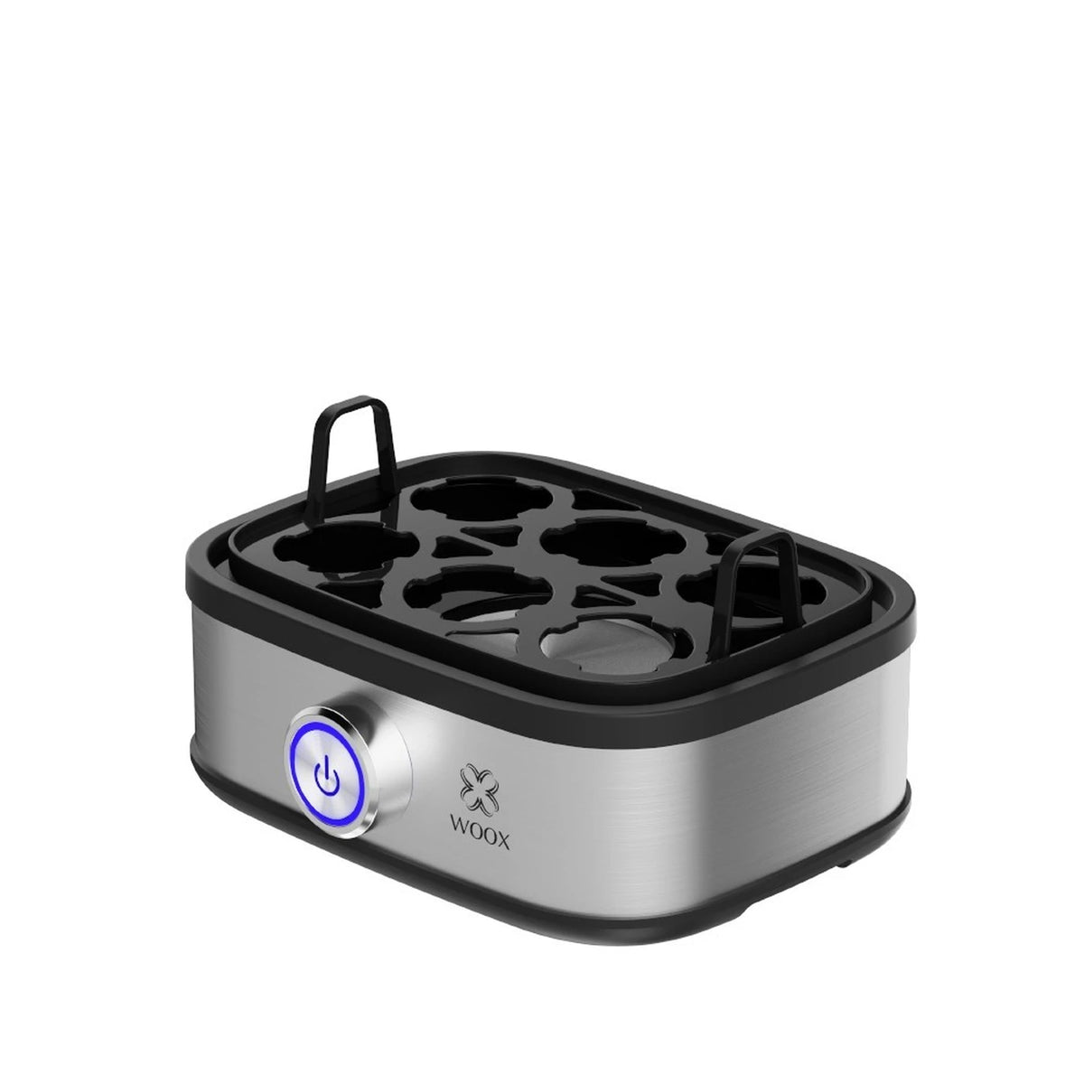 WOOX Elektrische Eierkoker - 6 Eieren - 300 W - Automatische Uitschakeling - Met Maatbeker - RVS