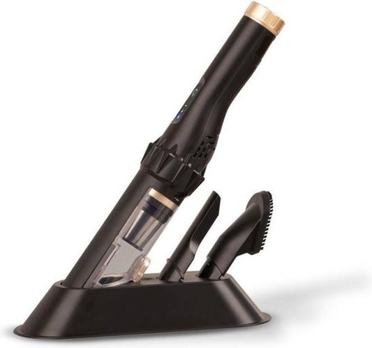 Livington Prime Everyday draadloze handstofzuiger zonder zak - Handstofzuiger met vermogen van 90 Watt - incl. 3 opzetstukken - zwart