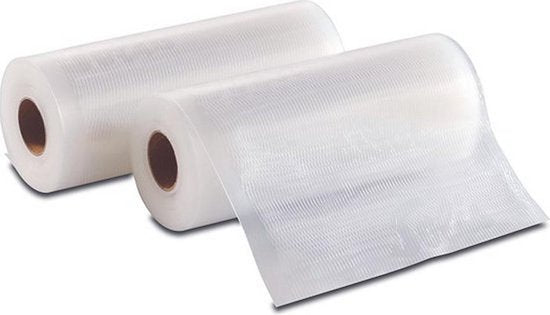 Solis Vacuumrollen - 20 x 600 cm - Geschikt voor Diepvries, Magnetron en Sous Vide Koken - BPA-Vrij - Drielaags Vacuum Rollen - Vacuumfolie Rollen - 2 Stuks