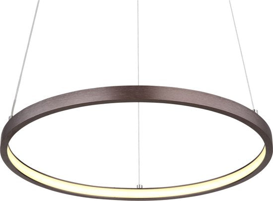 Globo - hanglamp - Ralph - bruin - metaal - Ø 39cm - LED - 67192-19BR