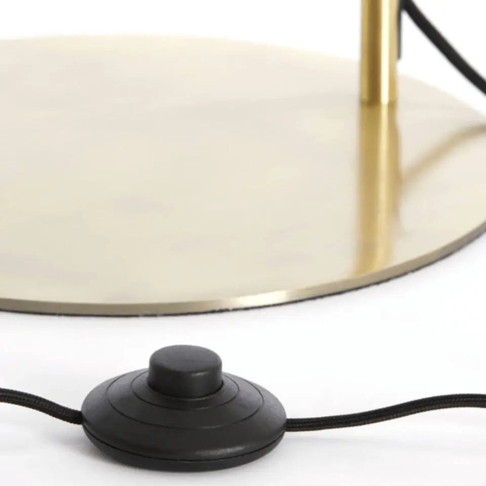 Light & Living Vloerlamp Solna - Antiek Brons met Smoke Glas - 45 x 29,5 x 160 cm