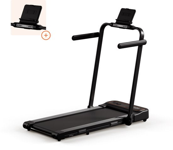 Moov Walk Loopband Inklapbaar - Walking Pad – Opvouwbare Wandelband - Treadmill 1-8 km/u – Incl. Accessoires