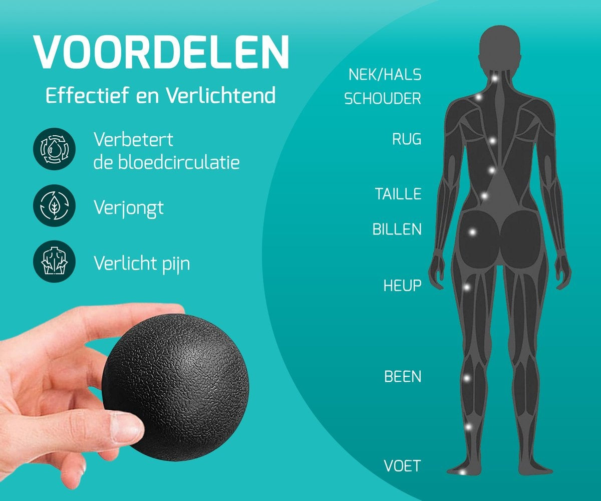 FITAGE Massage Gun Professioneel - 12 Opzetstukken - Massage Apparaat - Massage Pistool 30 Standen - Massageapparaat - Massagegun