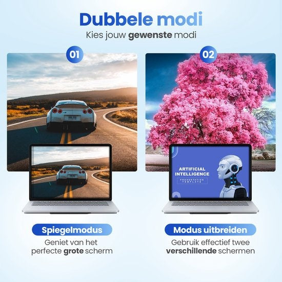Garpex® VGA naar HDMI Adapter Converter - Universeel met 3.5mm Jack AUX & USB Voeding Kabel - Analoog naar Digitaal Video Omvormer - Male to Female - 1080p Full HD - Inclusief USB voedingskabel