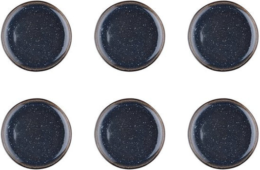 bord IRIS Ø21,5cm - 6 stuks - Nachtblauw