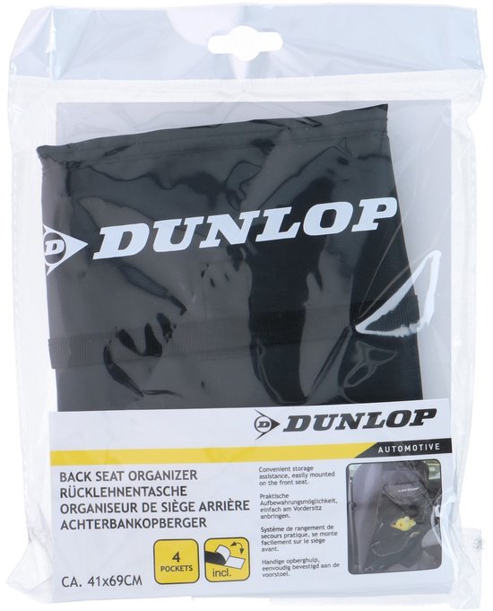Multi-Functionele Organiser Dunlop Zwart 41 x 69 cm