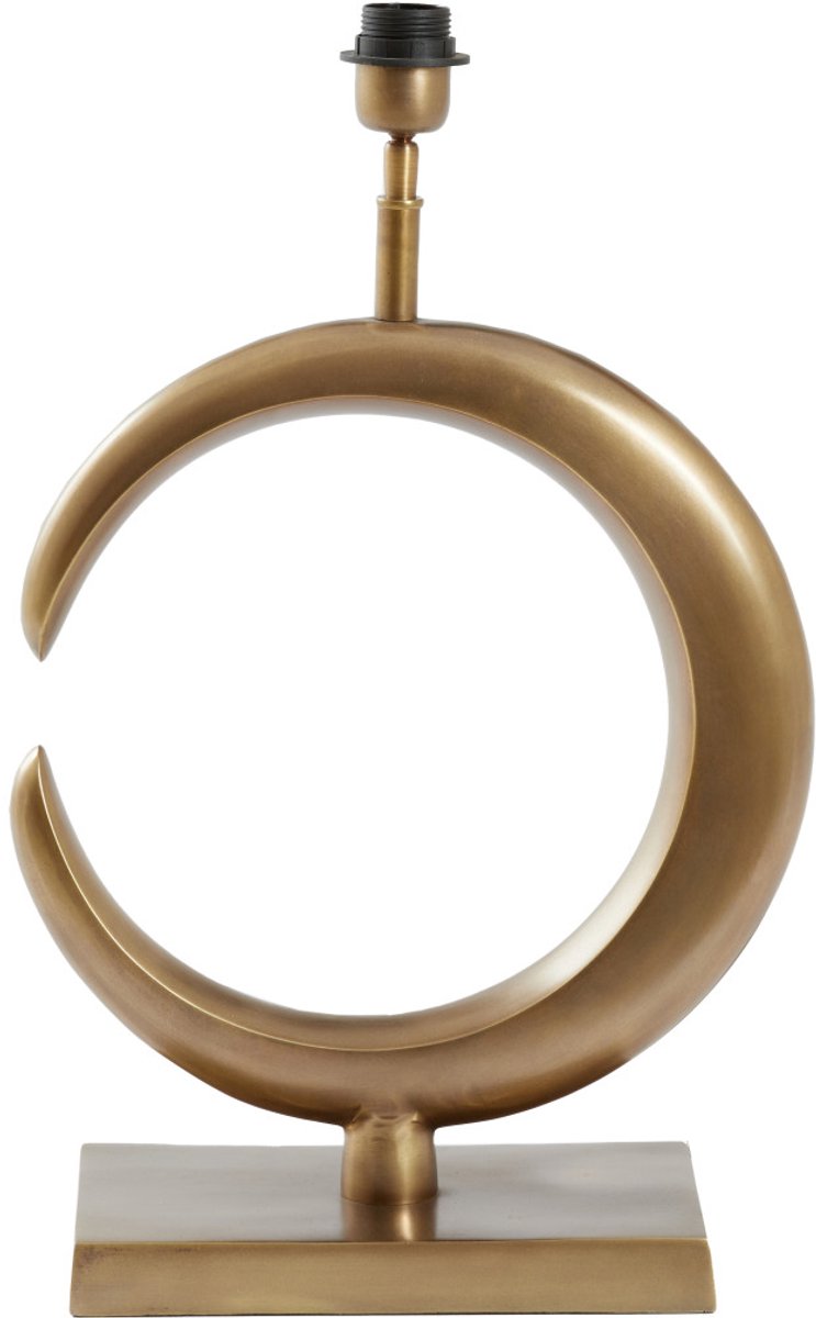 Light & Living Tafellamp Lune 50cm hoog - Antiek Brons