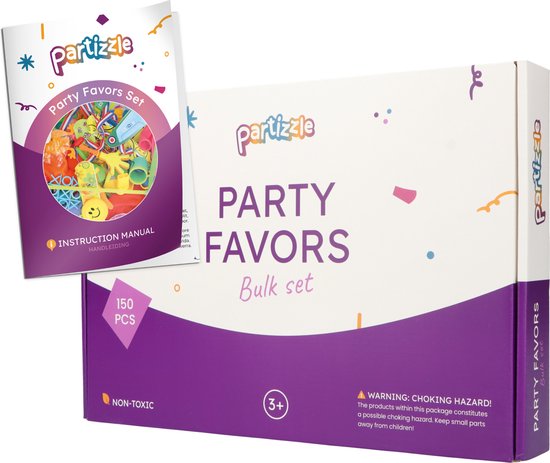 Partizzle 150x Traktatie Uitdeelcadeautjes Pakket - Fidget Toys - Pinata Vulling - Fidgets Box met Spinner en Pop it Klein Speelgoed - Carnaval Grabbelton Weggeef Cadeautjes - Voor kinderen