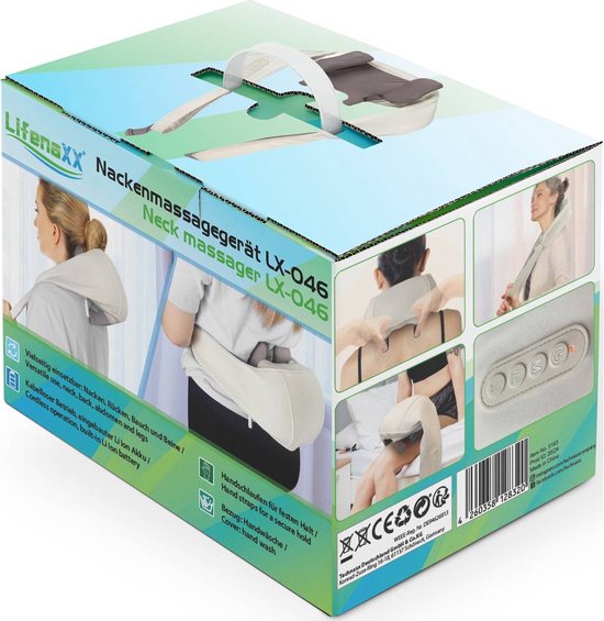 Lifenaxx LX-046 Nekmassage 10 W Beige