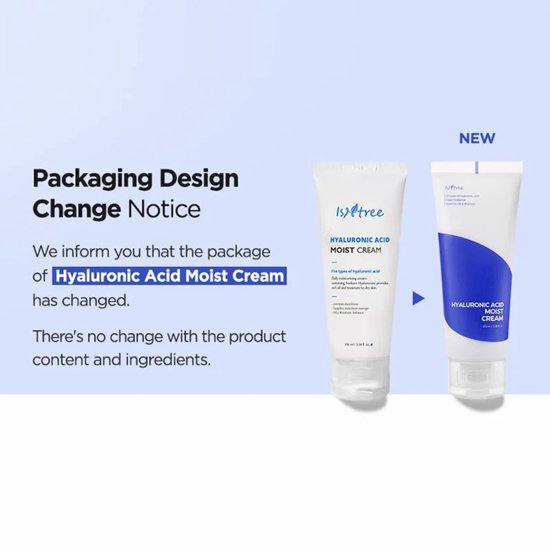 Isntree - Hyaluronic Acid Moist Cream 100ml