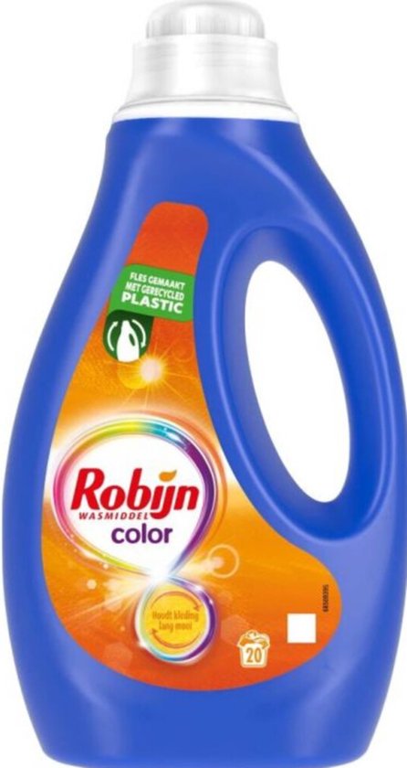 Robijn Vloeibaar Wasmiddel - Color - met 90% biologisch afbreekbare ingrediënten - 20 wasbeurten