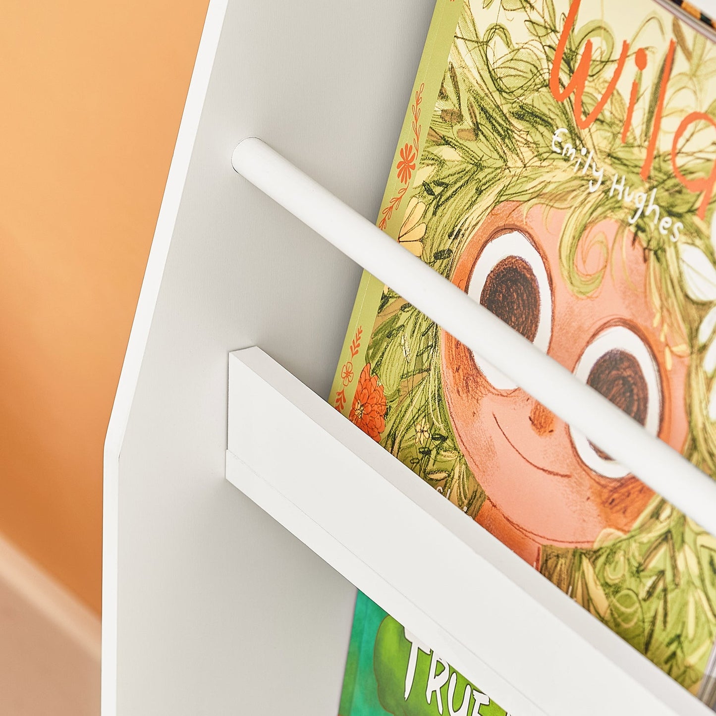 SoBuy Kinderboekenkast - 4 Planken - Max. 15 kg per plank - 58 x 18 x 81 cm - Wit