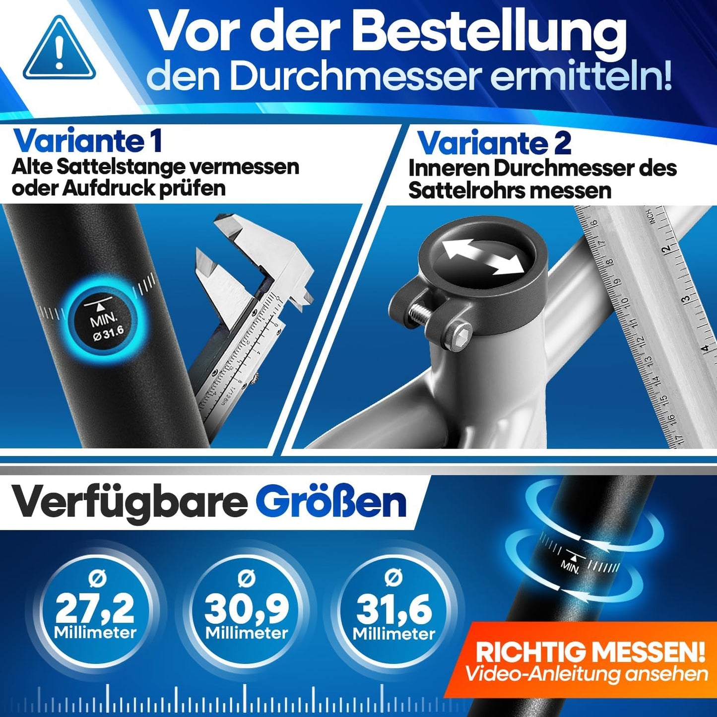 Nextcover Verende Zadelpen 27,2 mm - Comfort-Spring - Aluminium - Zwart