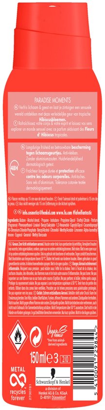 Fa - Deodorant - Spray - Paradise Moments - 150ml