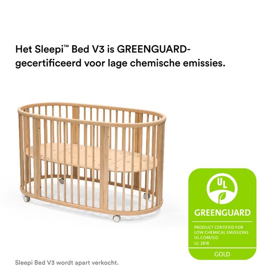 Stokke Sleepi V3 Downsizing Kit, Natural - Verander het Sleepi Bed V3 terug in een Sleepi Mini