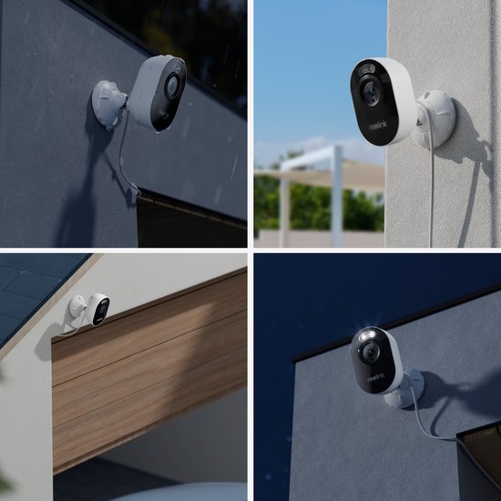 Reolink 2K 4MP Compacte Beveiligingscamera voor Buiten, 2,4/5 GHz WiFi, Detectie van Personen/Voertuigen/Dieren, Nachtzicht in Kleur
