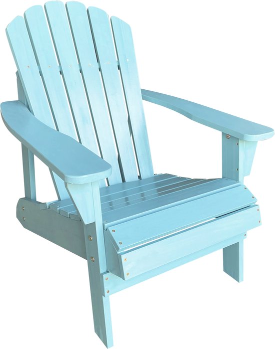AXI Carmen Adirondack Stoel – Houten loungestoel met armleuningen – Hoge rugleuning - 90,5x78,4x93cm