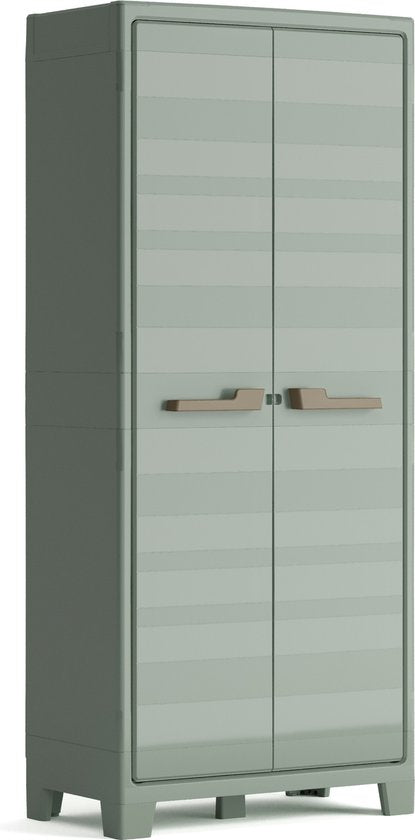 Planet Outdoor multispace opbergkast - 44x80x182cm - Licht grijs