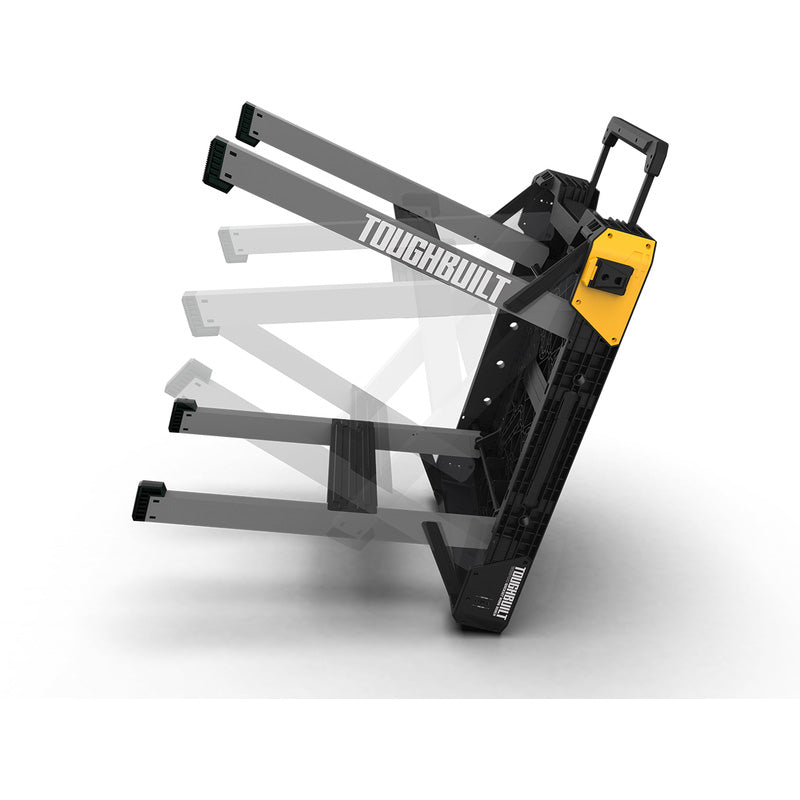 ToughBuilt QuickSet Werkbank WB-700 – Snel inklapbaar – 855 × 787 × 603 mm – Zwart