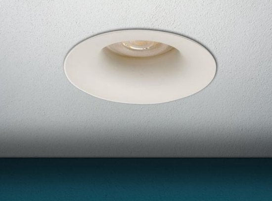 EtiamPro inbouw plafondarmatuur GU10 - gebogen - wit