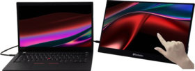 Verbatim Draagbaar aanraakscherm Ultra HD 4K - 15,6” Zwart