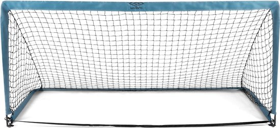 Umbro Voetbaldoel - Voetbal Goal 200 x 100 x 100 cm - Voetbalgoal Groot 1.5KG - Makkelijk te Verplaatsen - Buitenspeelgoed voor Kinderen en Volwassenen - Voetbal Training Doel - Metaal - Blauw