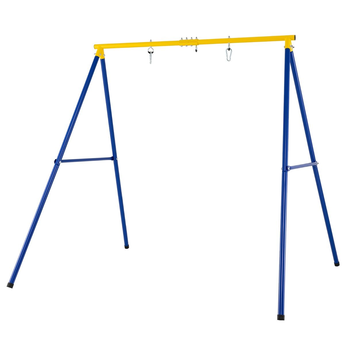 Coast Schommelstandaard - robuust metalen A-frame - extra groot draagvermogen - blauw en geel
