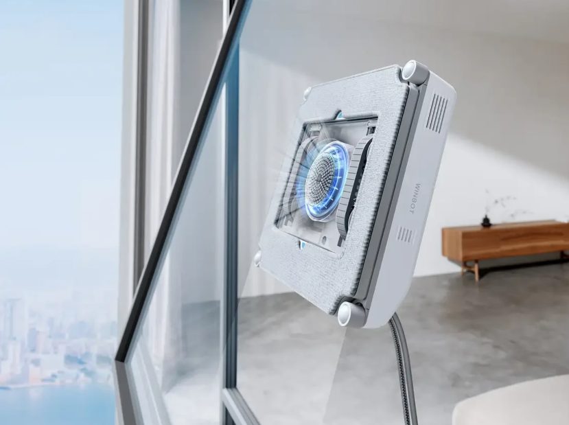 Ecovacs - Winbot Mini Raamreinigingsrobot - Wit - 21,5 x 21,5 x 5,5 cm