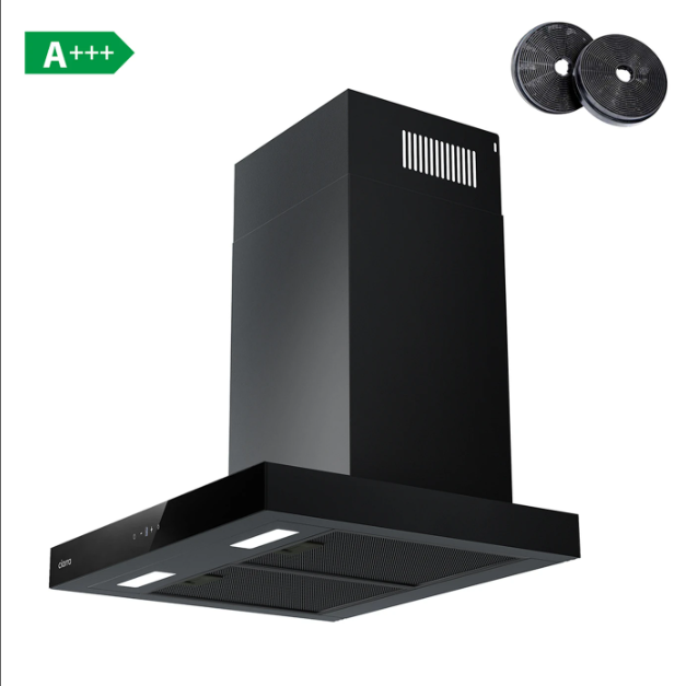 Ciarra Wand-afzuigkap CBCB6102 - 60 cm - Wi-Fi App - 650 m³/h - A+++ - Zwart