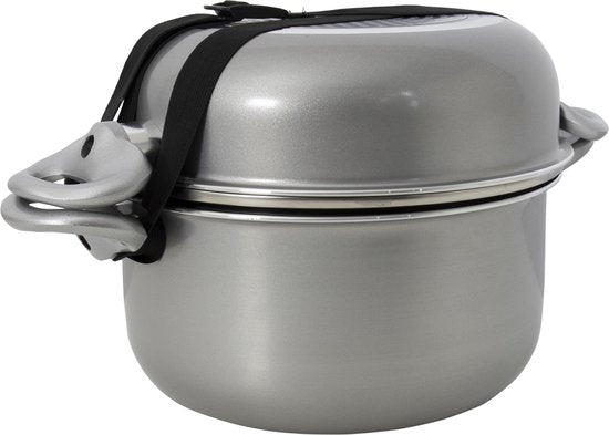 Gimex Pannenset - Inductie - Zilver - 9-Delig
