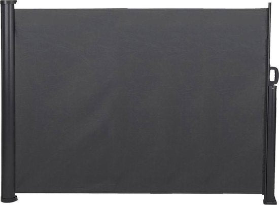 Infinity Goods Uittrekbaar Windscherm – 300 x 140 cm – Uitschuifbaar – Oprolbaar – Zonnescherm – Tuin, Strand, Terras, Balkon, Camping - Privacy – Zijluifel – Weerbestendig - Antraciet