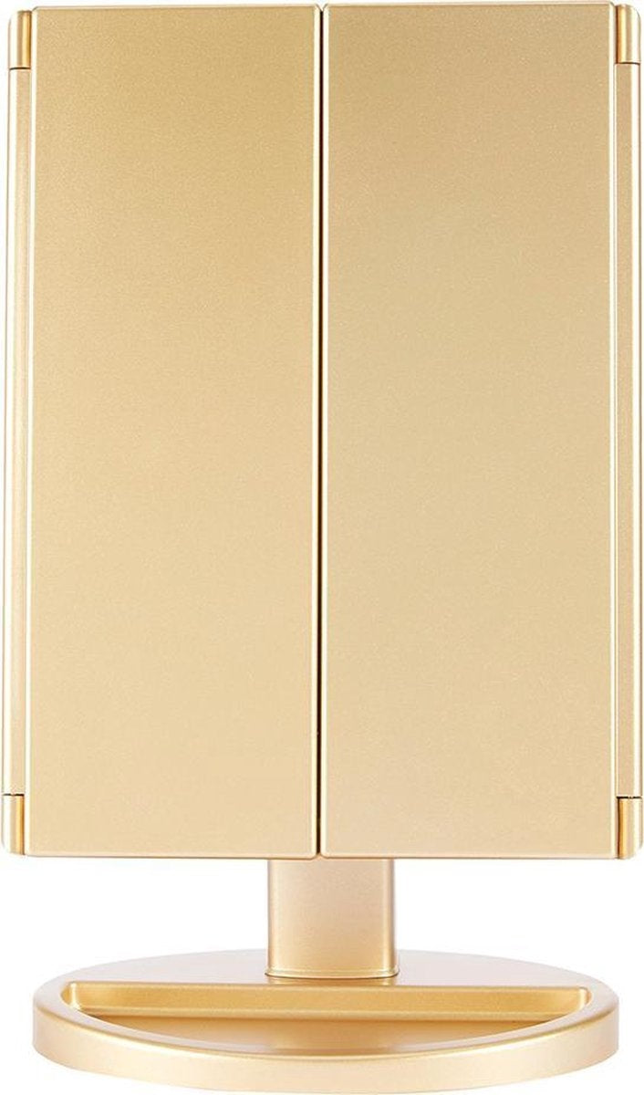 Fuegobird Make Up Spiegel met Verlichting - Dimbaar - Vanity - Voor Make-up - Incl. 10x Vergroting - met Organizer - LED