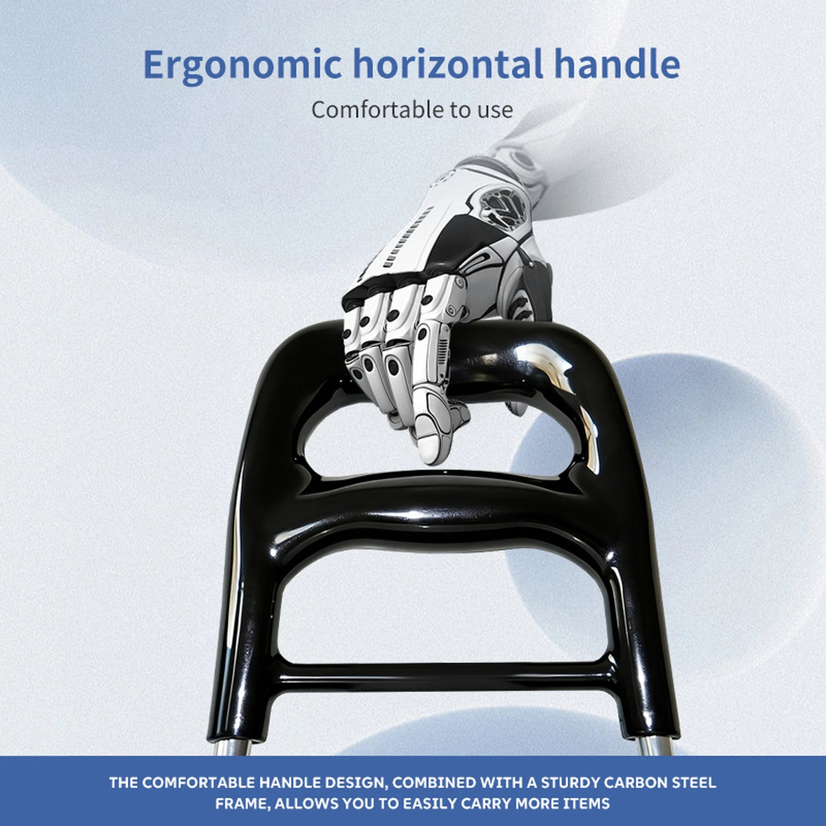 Strong Bird 2026 Opvouwbare Boodschappentrolley – Trapklimmend – Grijs – Aluminium en Kunststof