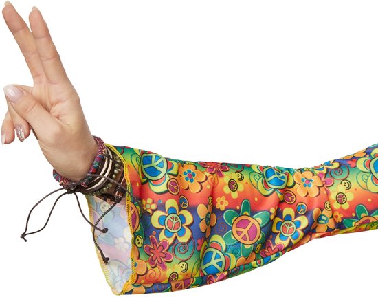 dressforfun - Rebelse Hippie Squaw L - verkleedkleding kostuum halloween verkleden feestkleding carnavalskleding carnaval feestkledij partykleding - 302625