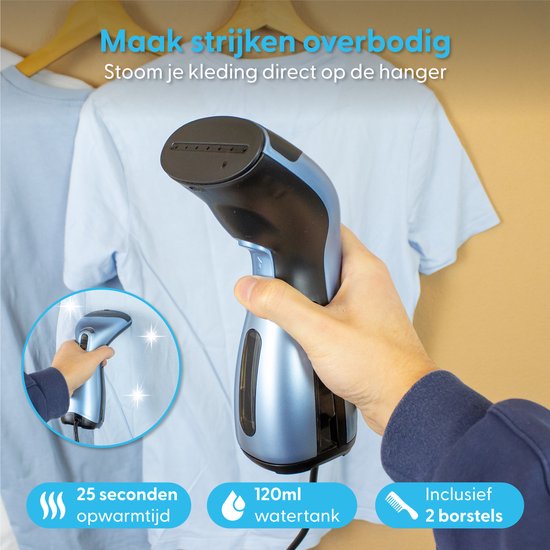 Ølven Kledingstomer - Handstomer - Stoomapparaat Kleding - Blauw