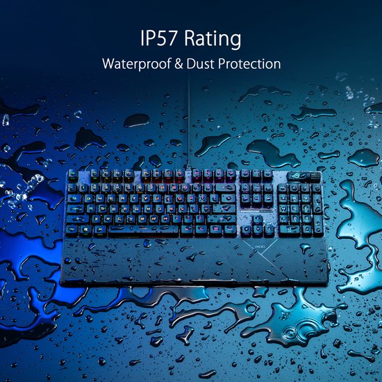 ASUS ROG STRIX SCOPE II RX/RXRD - Toetsenbord - XA12 - Bedraad - USB - Zwart - QWERTY
