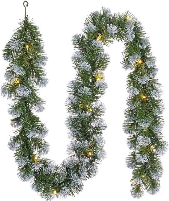 Black Box Trees - Norton slinger frosted, groen LED -  l270xd20cm