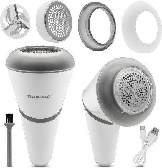STAUS&BACH Lint Pro Ontpluizer Wit