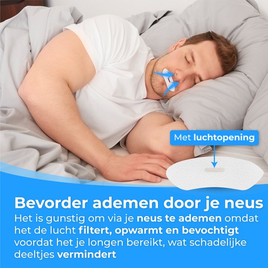 Nuvance - Mondtape - 30 Stuks - Mond Tape - Anti Snurk - Mouth tape - Stevige Plakstrip - Slaaptape