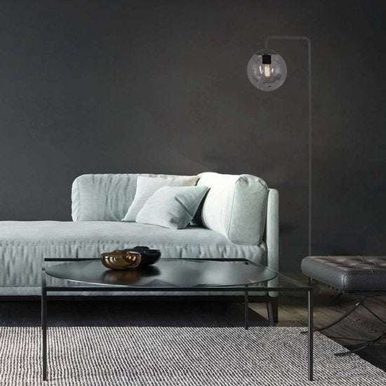 Steinhauer Vloerlamp Bollique Zwart