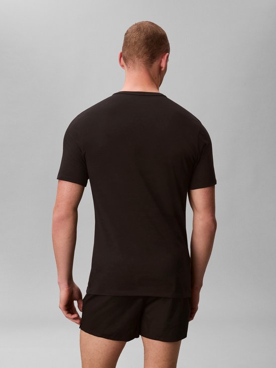 Calvin Klein SS V-neck T-shirts Heren (3-pack) - Maat L