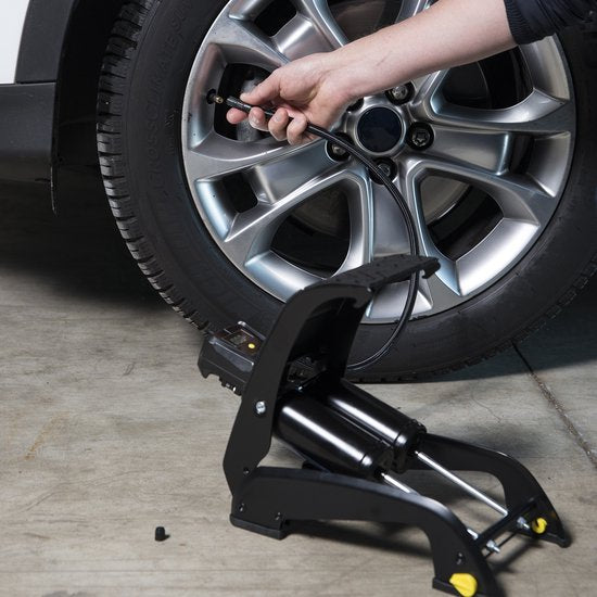 Michelin Dubbele Voetpomp met Digitale Drukmeter - 7 bar