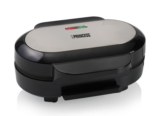 Princess 110902 Hamburgergrill 1000W Antiaanbaklaag 23,5 x 12,7 cm Zwart